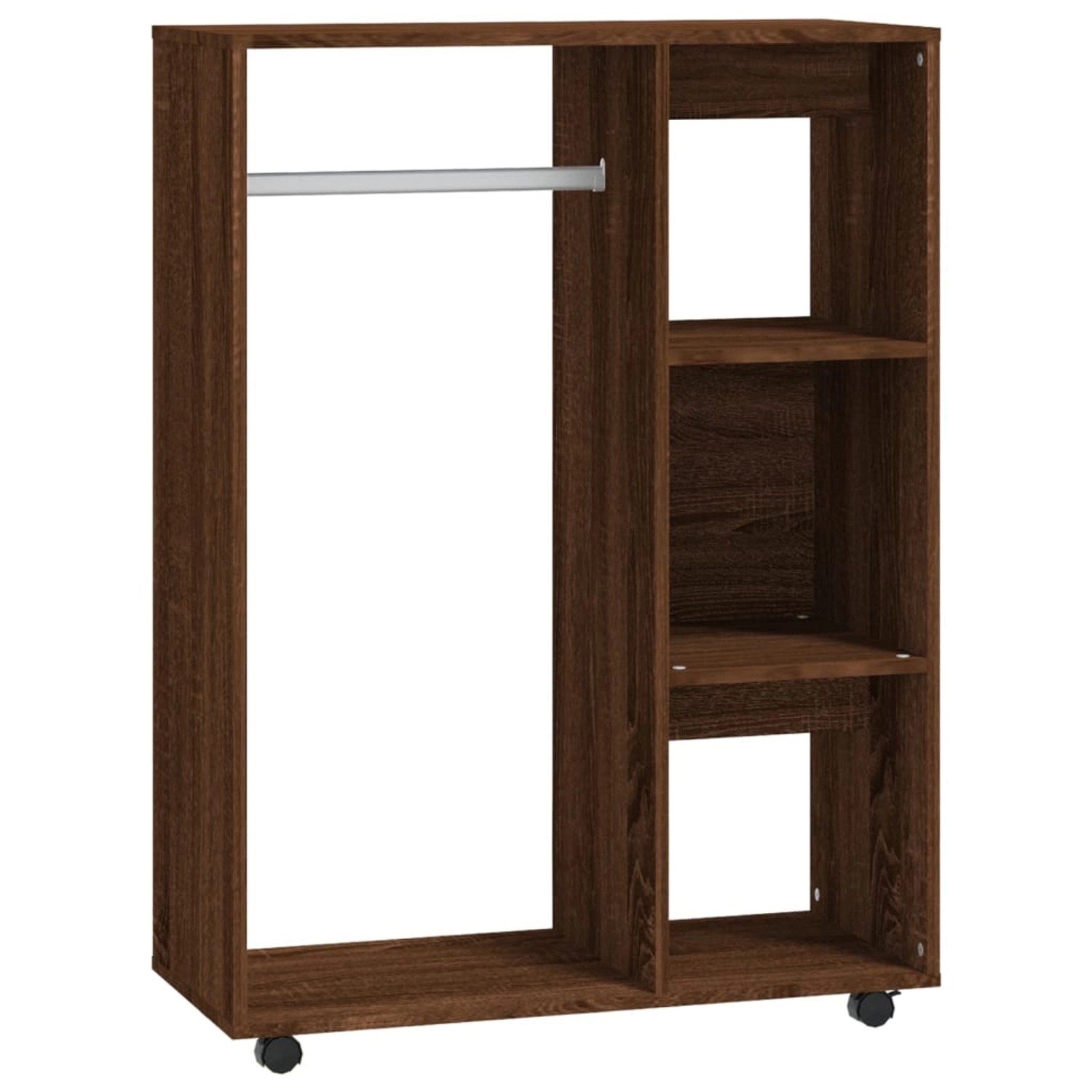 vidaXL Kleiderschrank Braun Eichen-Optik 80x40x110 cm Holzwerkstoff