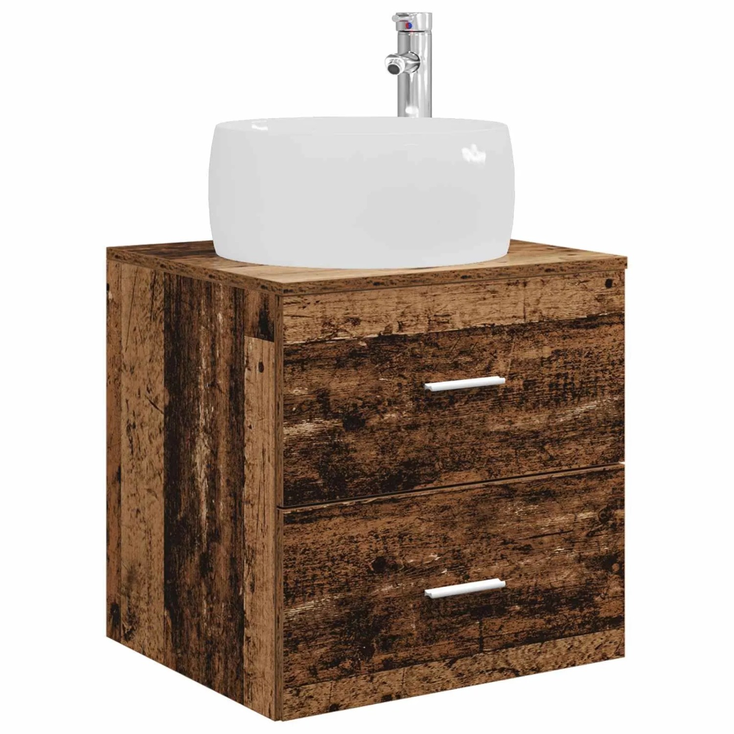 vidaXL Wandmontierte Waschtisch Altholz 49,5 x 44,5 x 66 cm 890316