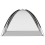 Schwarzes vidaXL Moskitonetz Zelt Mongolisch, 200x200x135 cm, ideal für Camping & Zuhause.