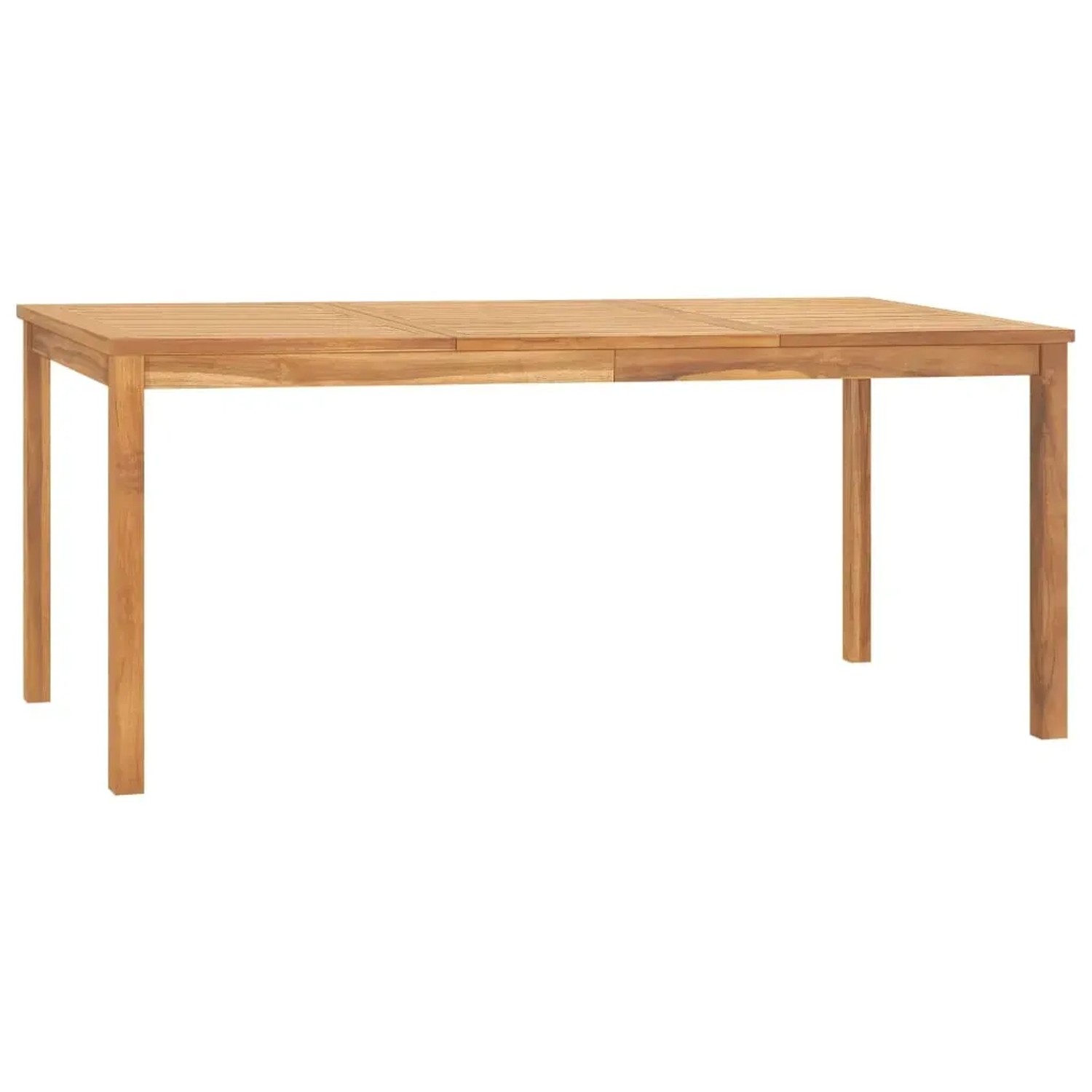 vidaXL Garten-Essgruppe aus Teakholz, 7-teilig: Tisch und Stühle aus Massivholz.