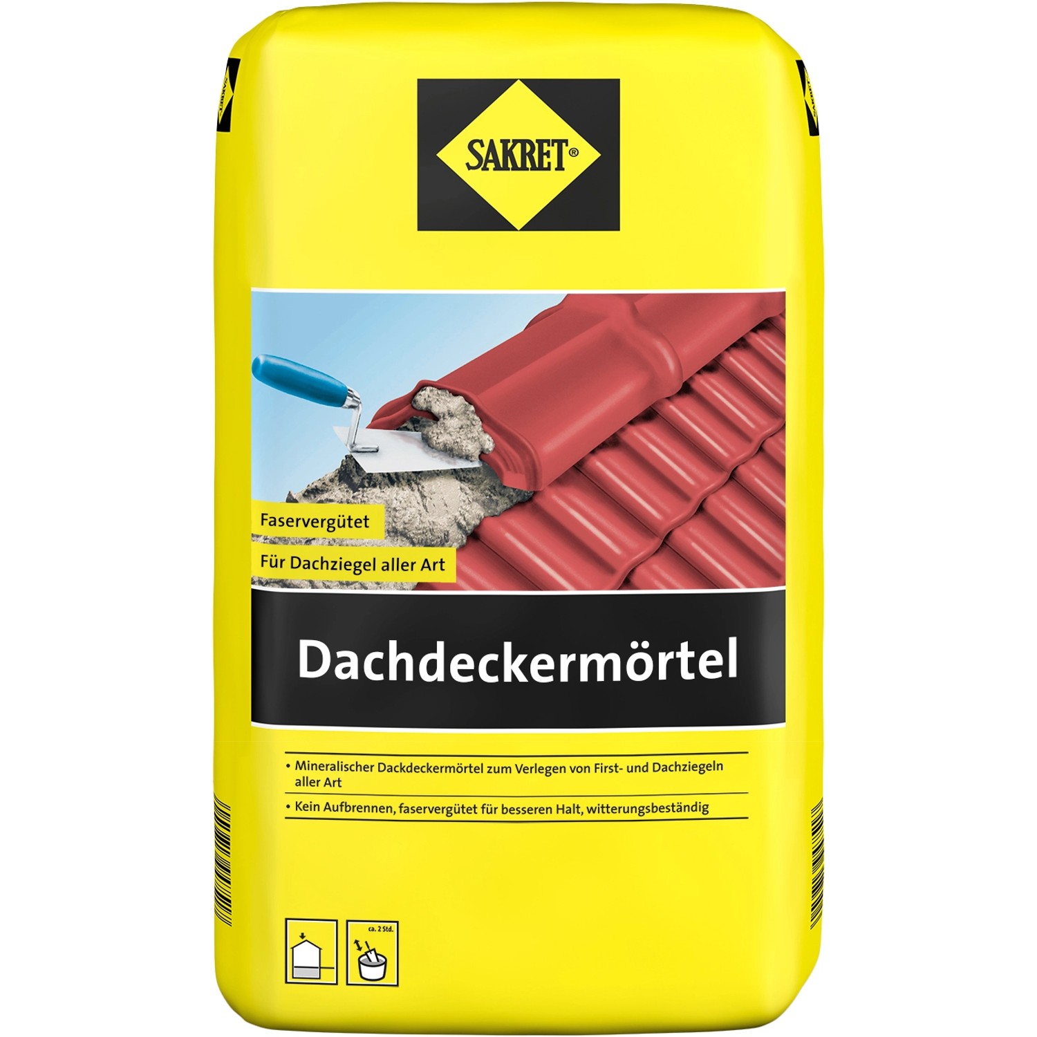 Sakret Dachdeckermörtel Grau 10 kg
