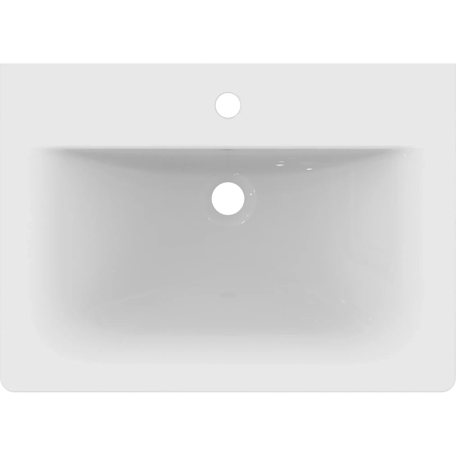 Ideal Standard Möbelwaschtisch Connect Air 64x46 cm 1 Hahnloch mit 
