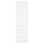 vidaXL Schuhschrank Weiß 54x34x183 cm Holzwerkstoff 800369_4