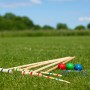 Relaxdays Krocket Spiel Kiefernholz Eisen Natur Für 2 bis 4 Spieler 75 cm 0,9 kg_5