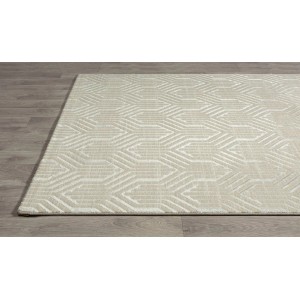 Floornovo Kurzflor Teppich Beige Gemustert 290 x 200 cm