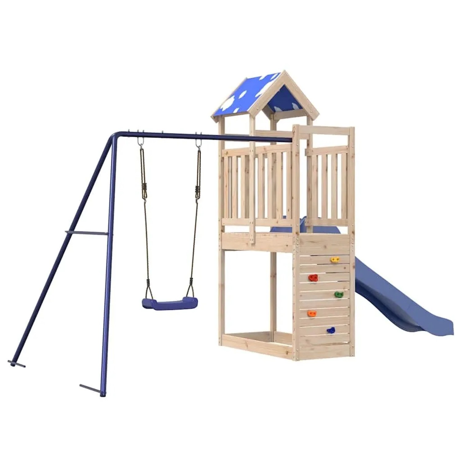 vidaXL Spielturm Massivholz Kiefer 3279184
