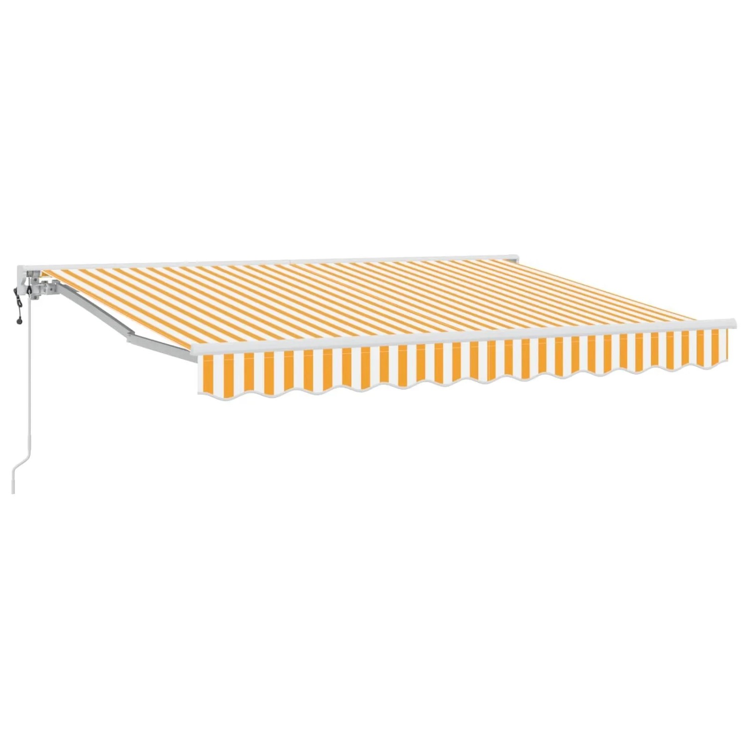vidaXL Elektrische Ausziehbare Markise Orange 3,5 x 2,5 m 3420973