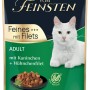Animonda Katzen-Nassfutter vom Feinsten mit Kaninchen und Hühnchen, 85g Portionsbeutel.