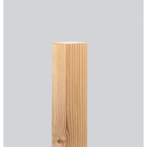 Glatter Douglasie Pfosten, 9x9x300 cm, für Zaunbau & Sichtschutz.
