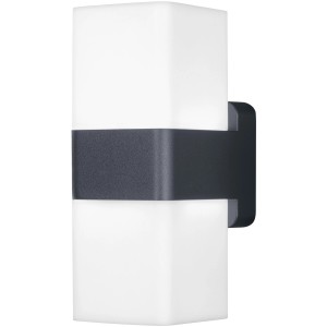Ledvance Smart+ WiFi Außenwandleuchte Cube, RGBW, dimmbar, für stimmungsvolle Beleuchtung.