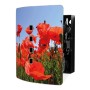 Banjado Schlüsselkasten aus Edelstahl mit Mohnblumen-Motiv für 10 Schlüssel.