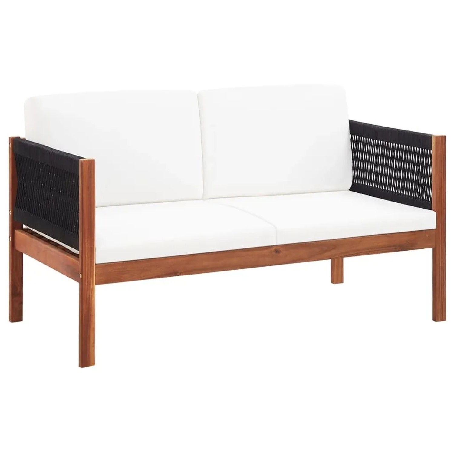 vidaXL Gartensofa 2-Sitzer Massivholz Akazie 46341