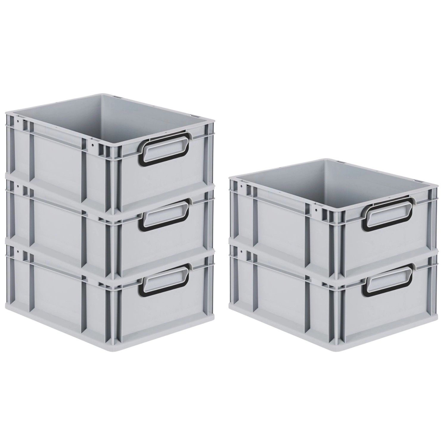 PROREGAL SparSet 5x Eurobox Nextgen Color HxBxT 17x30x40cm 16 Liter Griffe günstig online kaufen