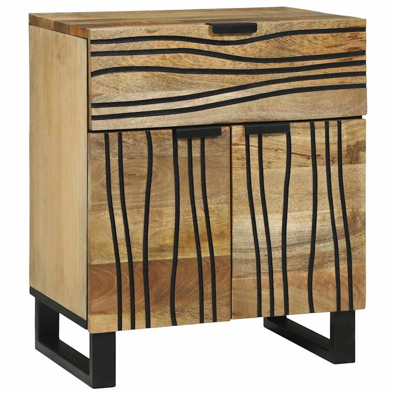 vidaXL Nachttisch Braun 50 x 33 x 60 cm Massives Mangoholz 4017947 günstig online kaufen