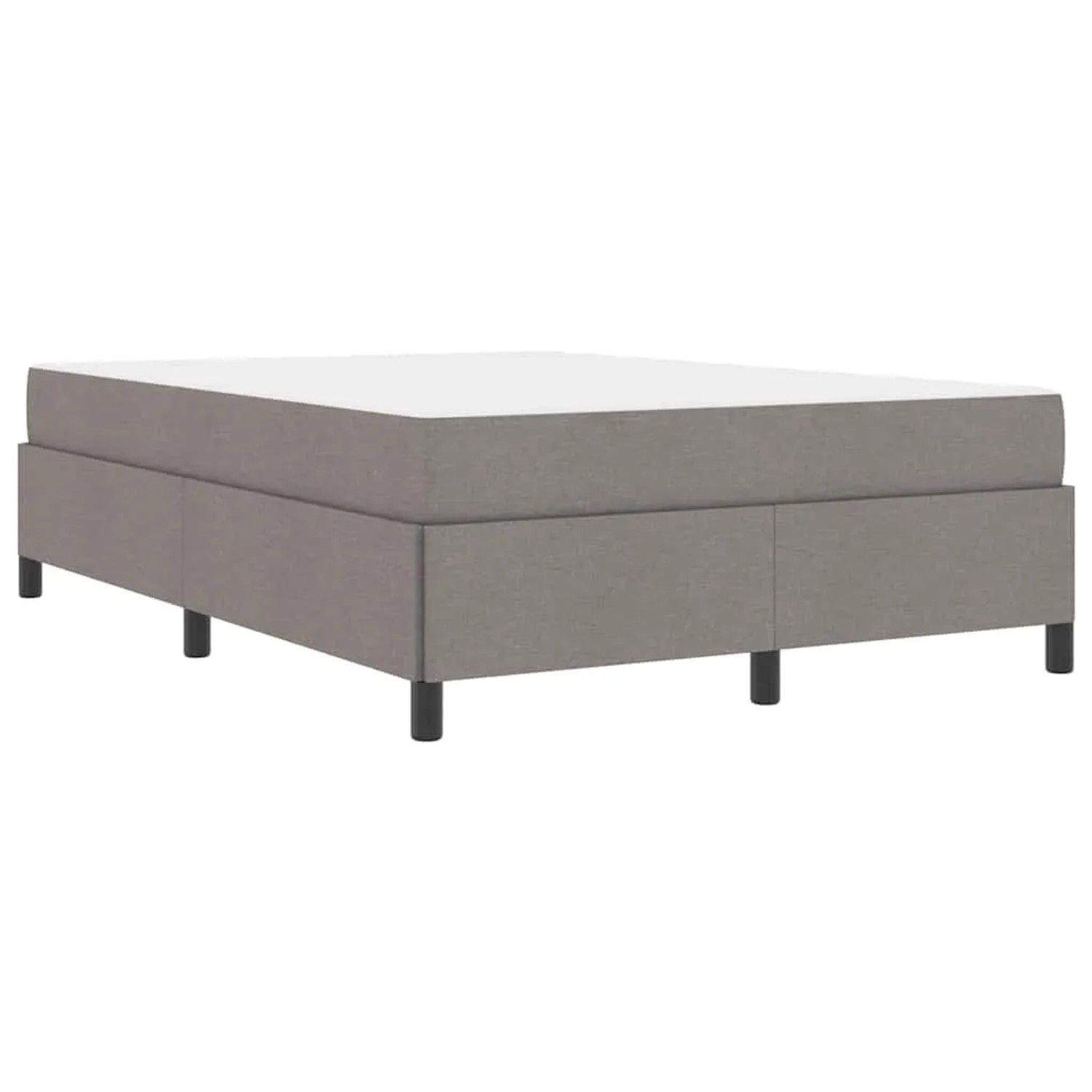 vidaXL Boxspringbett Taupe 160 x 200 cm Stoff 3398875 günstig online kaufen