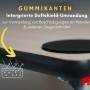 Detailaufnahme Transportroller mit Gummikante und Antirutschpad. Werkstattwagen Zubehör.