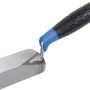 LUX Kellenset: Glättkelle mit blau-schwarzem Griff für Maurer-, Fliesenleger- & Verlegearbeiten.