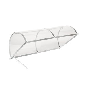 Transparente Wilk Hochbeet Abdeckung Basic 76x59x28cm für optimalen Pflanzenschutz.