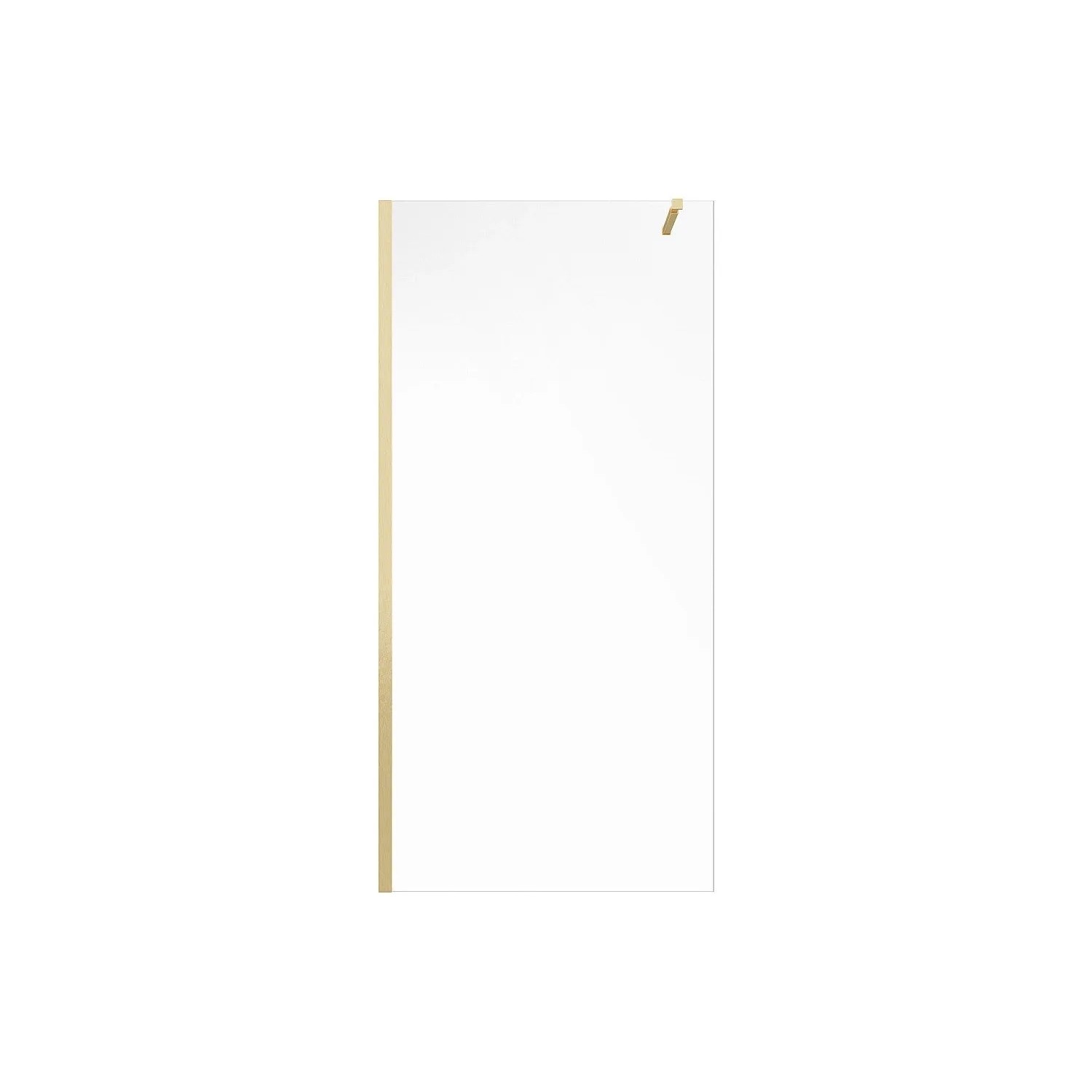 Vente-unique Duschwand Daren Goldfarben 120 cm