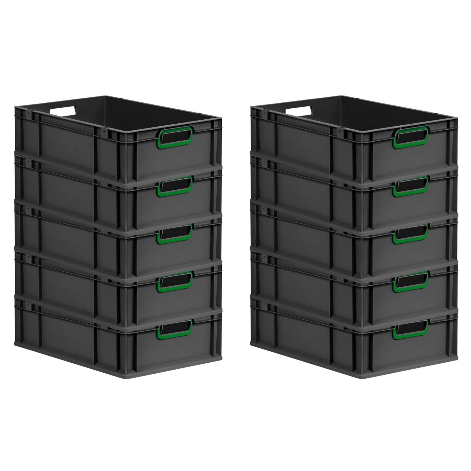 PROREGAL SparSet 10x Eurobox Nextgen Color HxBxT 17x40x60cm 34 Liter Griffe günstig online kaufen