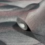 Marburg Vliestapete Habitat mit grafischem Muster in Schwarz und Silber.