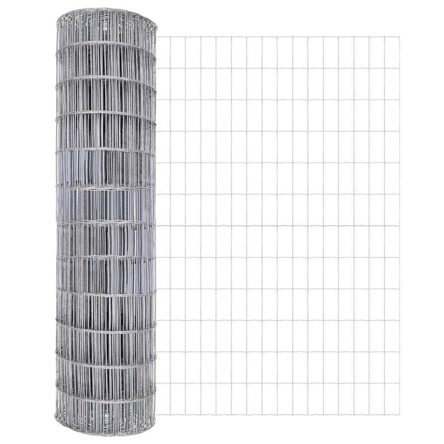 vidaXL Eurozaun 1,2 x 25 m PVC-beschichtetes Eisen 42004678 günstig online kaufen