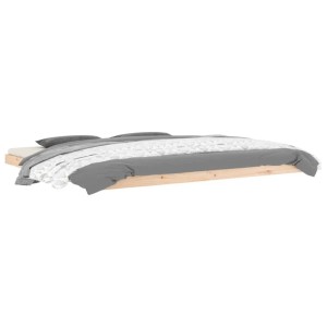 vidaXL Massivholzbett 200x200 cm Kiefer 823424