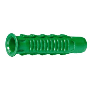 Grüner Spax Spreizdübel 10x50 mm für Spanplattenschrauben und Universalschrauben.