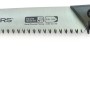 Fiskars Ast-, Hand- und Baumsäge SW 84 mit orangefarbenem Griff und feststehendem Sägeblatt.