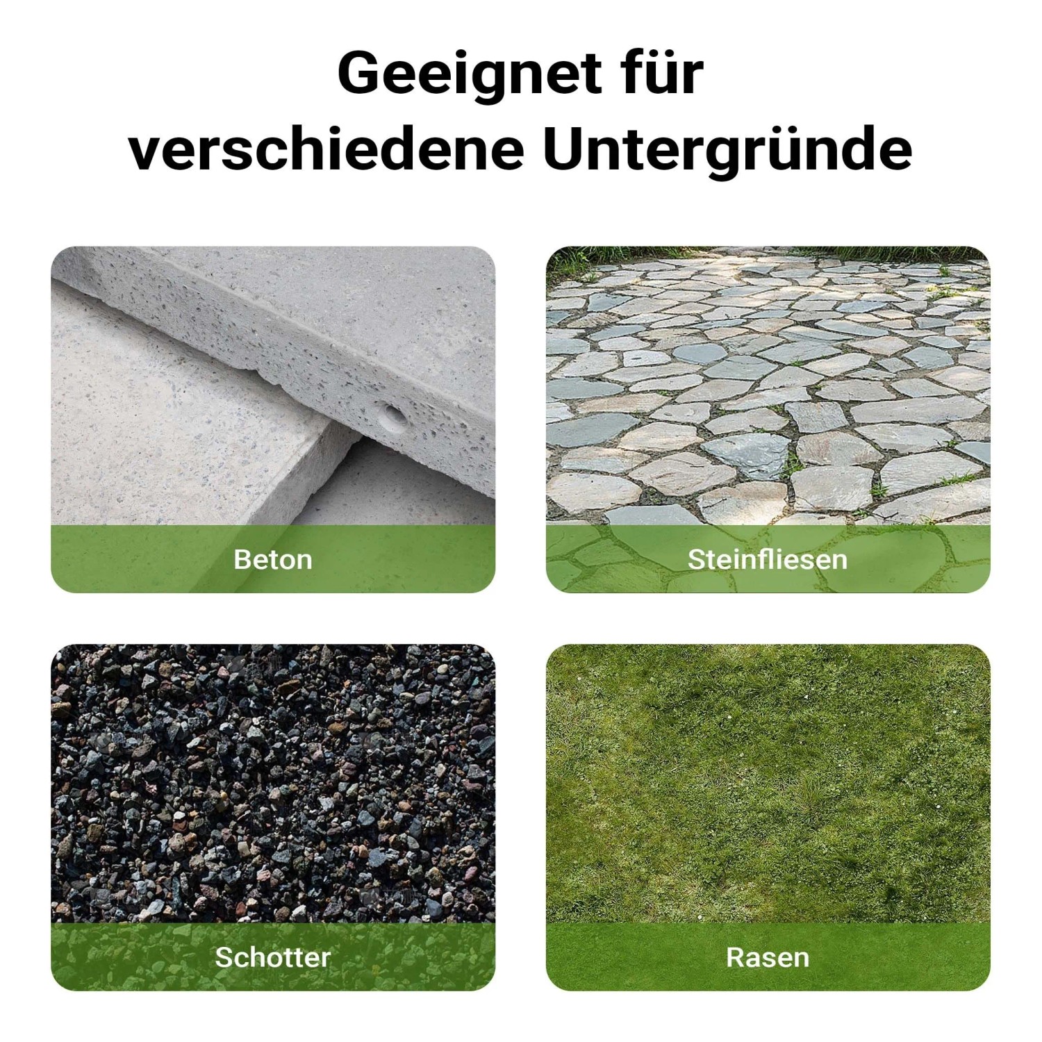 Wiltec Torrolle: Geeignet für Beton, Steinfliesen, Schotter, Rasen. Vielseitige Laufrolle für Tore.