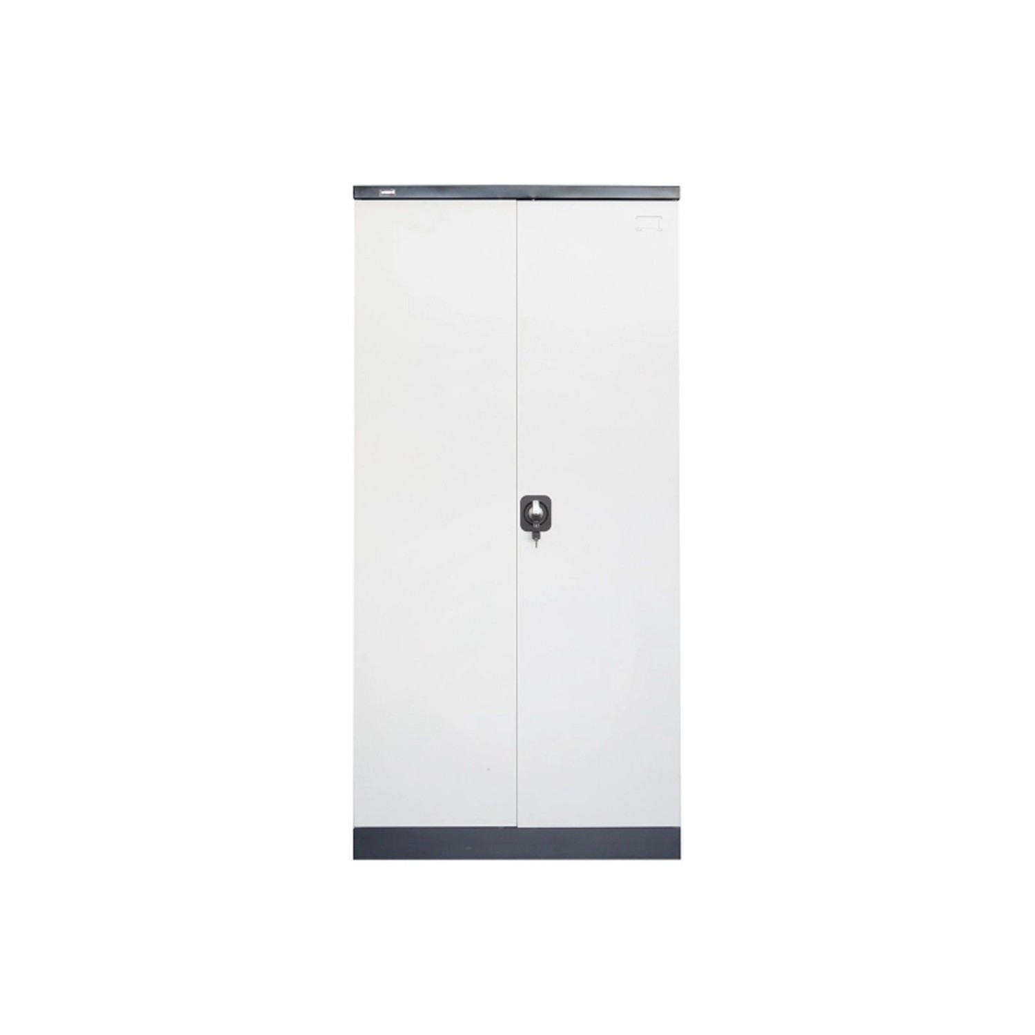 Jet-Line Stahlschrank Moskau in Anthrazit-Weiß 90 x 40 x 185 cm mit Abschli günstig online kaufen