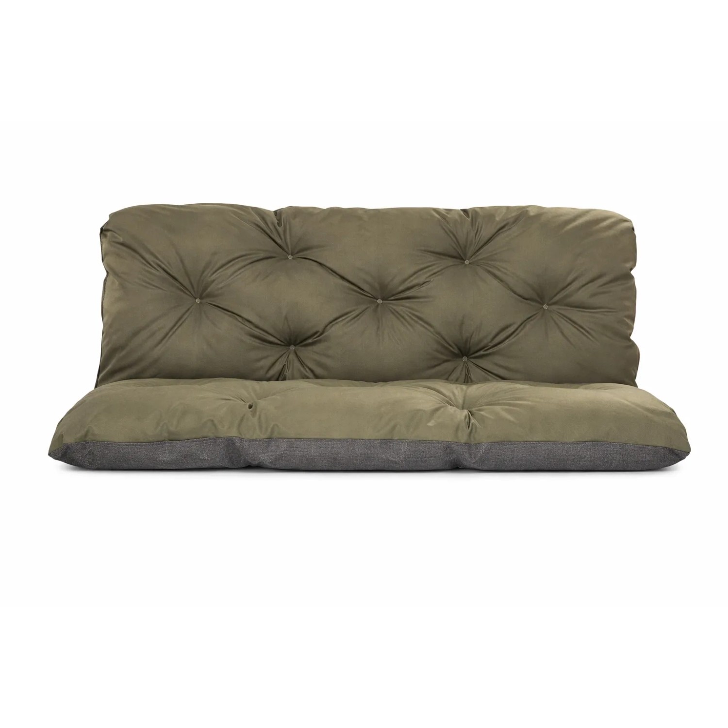Setgarden Enkel Set Palettenkissen 120x50x40cm Sitzkissen+ Rückenkissen 1tlg Grün