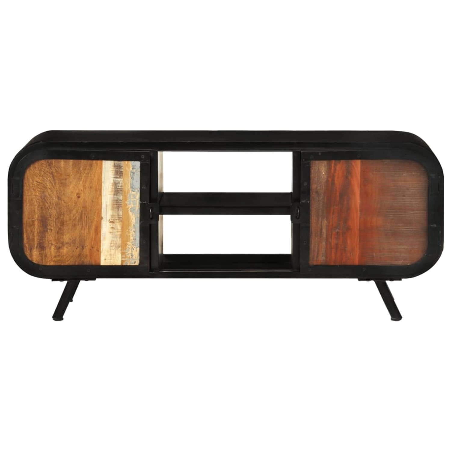 Tv-schrank 110x30x45 Cm Altholz Massiv günstig online kaufen
