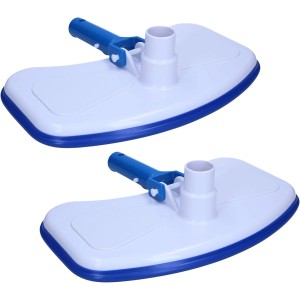 2er Set Amapool Basics Pool Bodensauger, blau/weiß, für Schlauch Ø32/38 mm. Poolbau Zubehör für Aufstellpools.