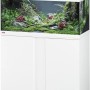 Eheim VivalineLED 180 Aquarium-Komplettset, weiß, mit Pflanzen und Deko.