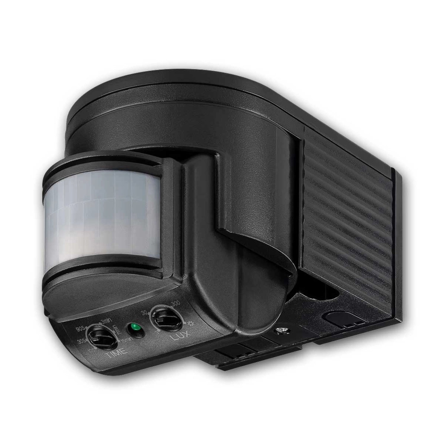 Goobay Wand-Bewegungsmelder 180 Grad LED Geeignet Schwarz günstig online kaufen