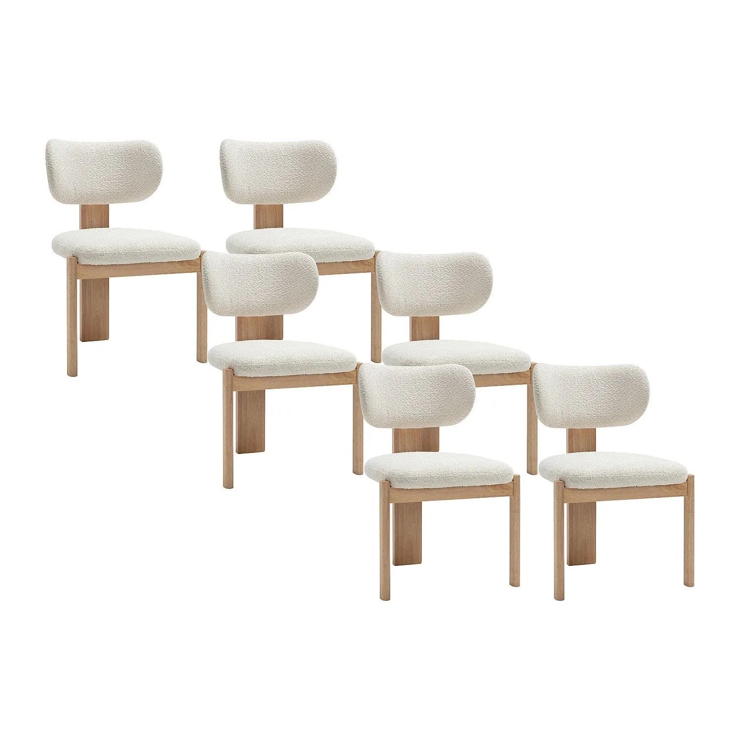 Vente-unique Stuhl Wilana Weiß 56 cm