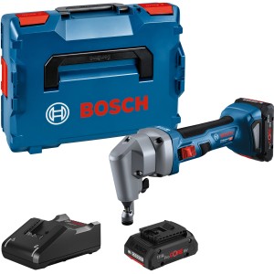 Bosch Professional Akku-Nager GNA 18 V-16 E mit Akkus, Ladegerät und L-Boxx.