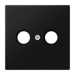 Jung Abdeckung für Antennendose, 1-fach, Graphitschwarz matt.