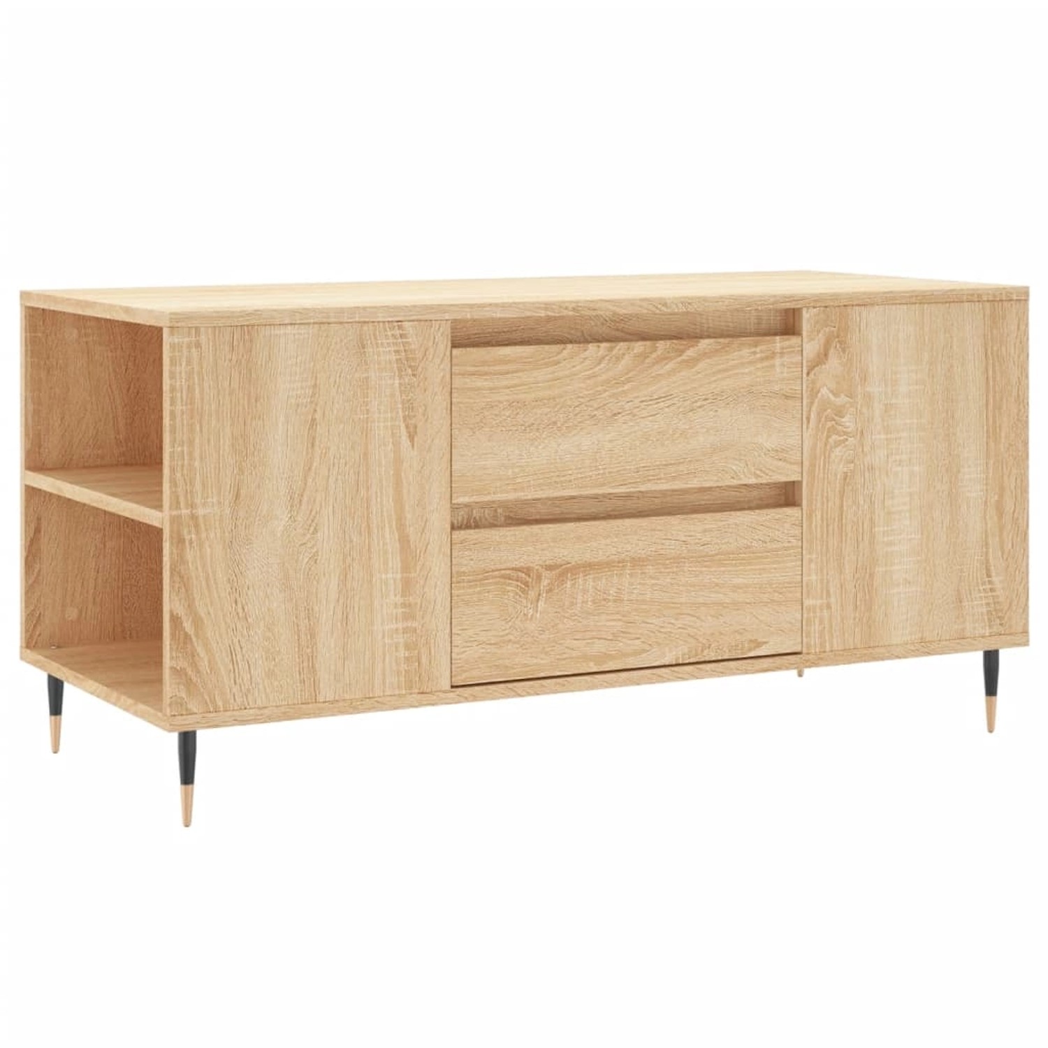 vidaXL Couchtisch Sonoma-Eiche 102x44,5x50 cm Holzwerkstoff Modell 3 günstig online kaufen