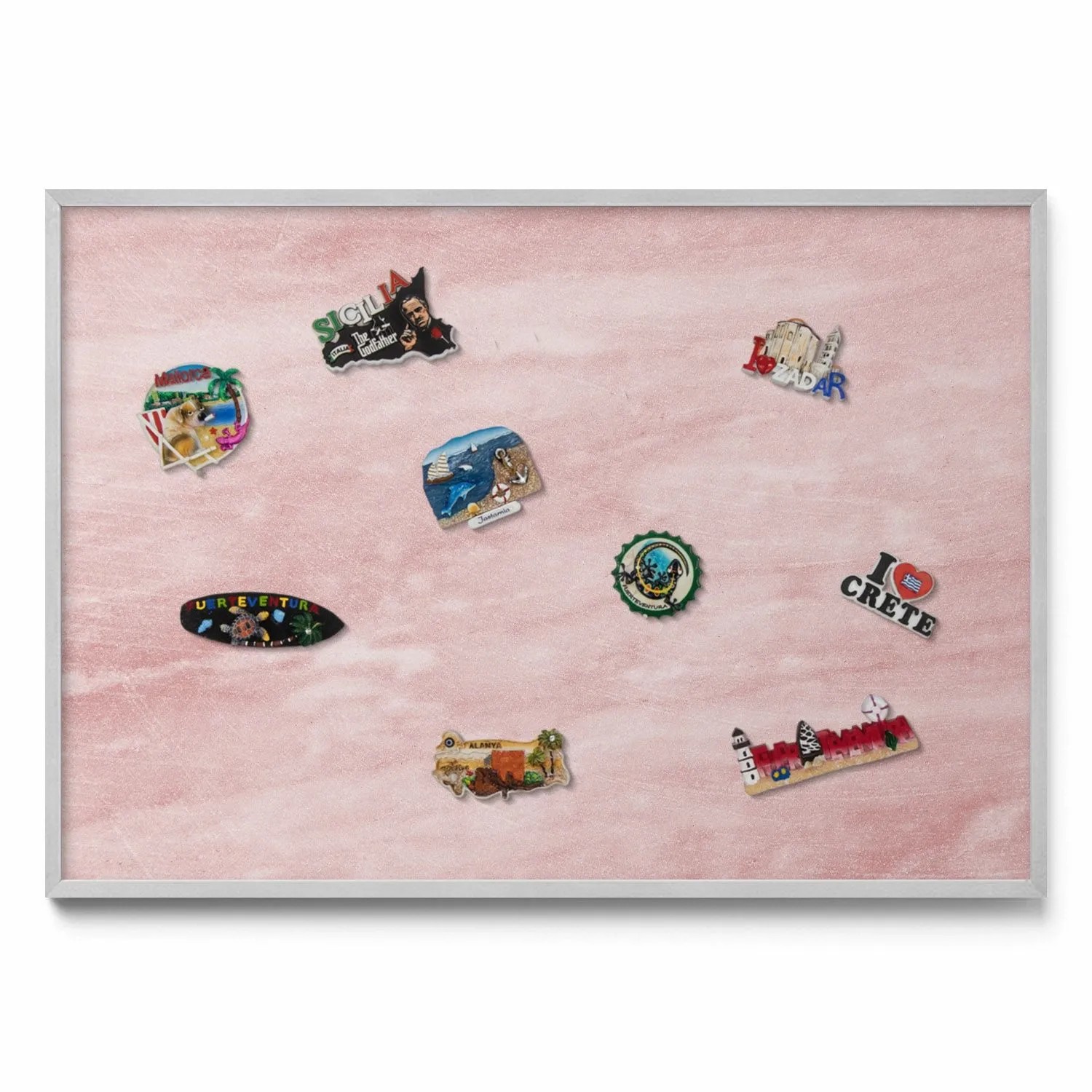 Tulup Magnettafel Bedruckte Magnettafel für die Wand Pastellfarbene Felsstr günstig online kaufen