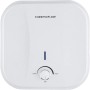 Thermoflow Untertischspeicher 10L mit Armatur: Weißer Warmwasserspeicher mit Temperaturregler.