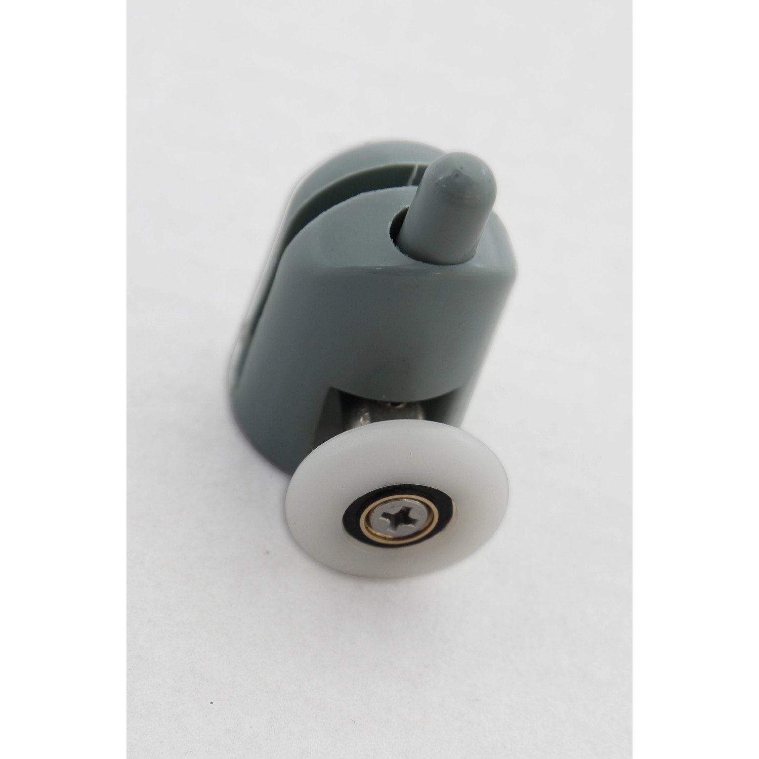 Einzelrolle für Duschkabine, geeignet für 4-5 mm Glasstärke.