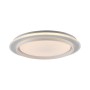 Weiße LED Deckenleuchte Lago, Ø 50cm, mit CCT-Farbtemperatursteuerung für flexibles Licht.