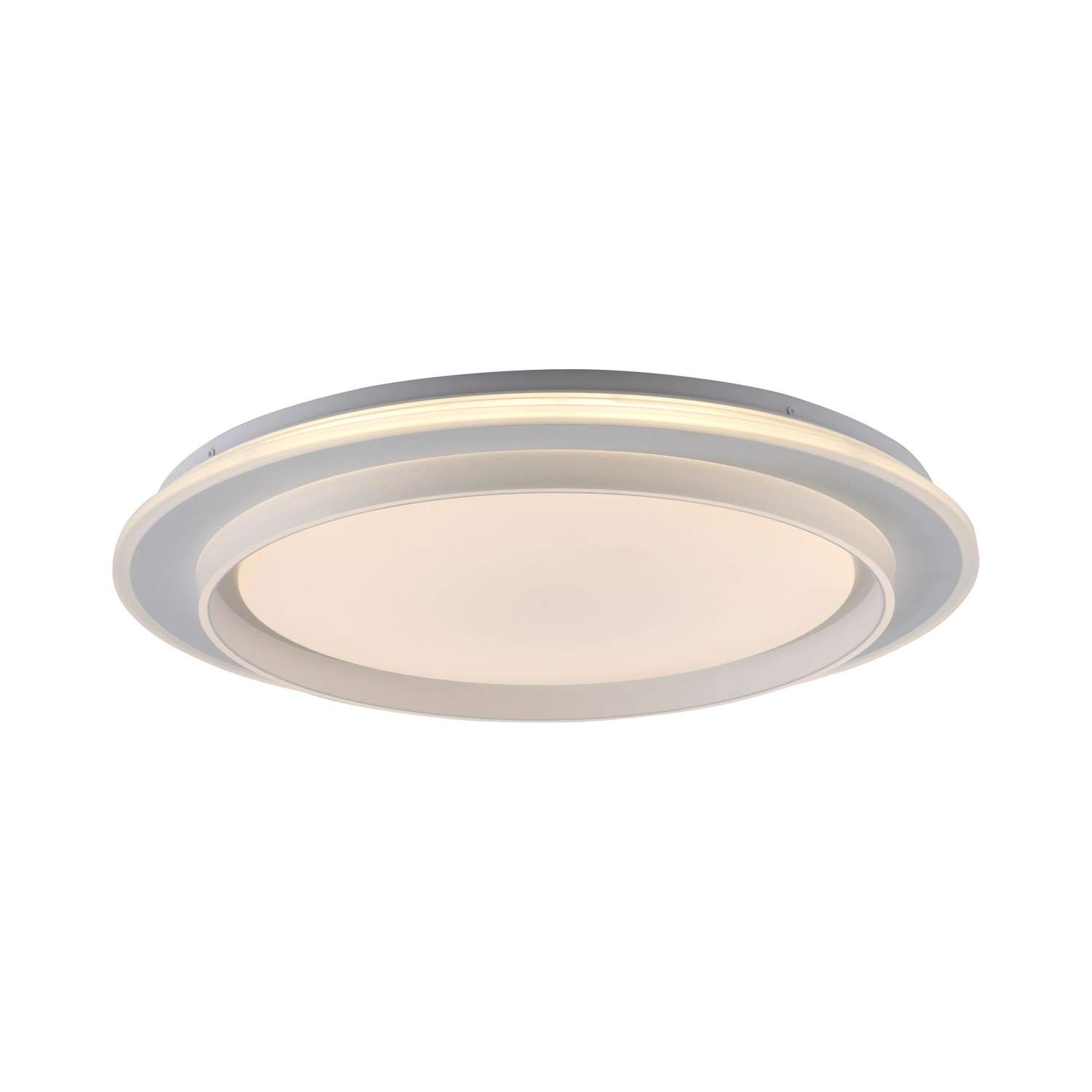 Just Light Deckenleuchte Lago Weiß CCT-Farbtemperatursteuerung Ø 50 cm günstig online kaufen