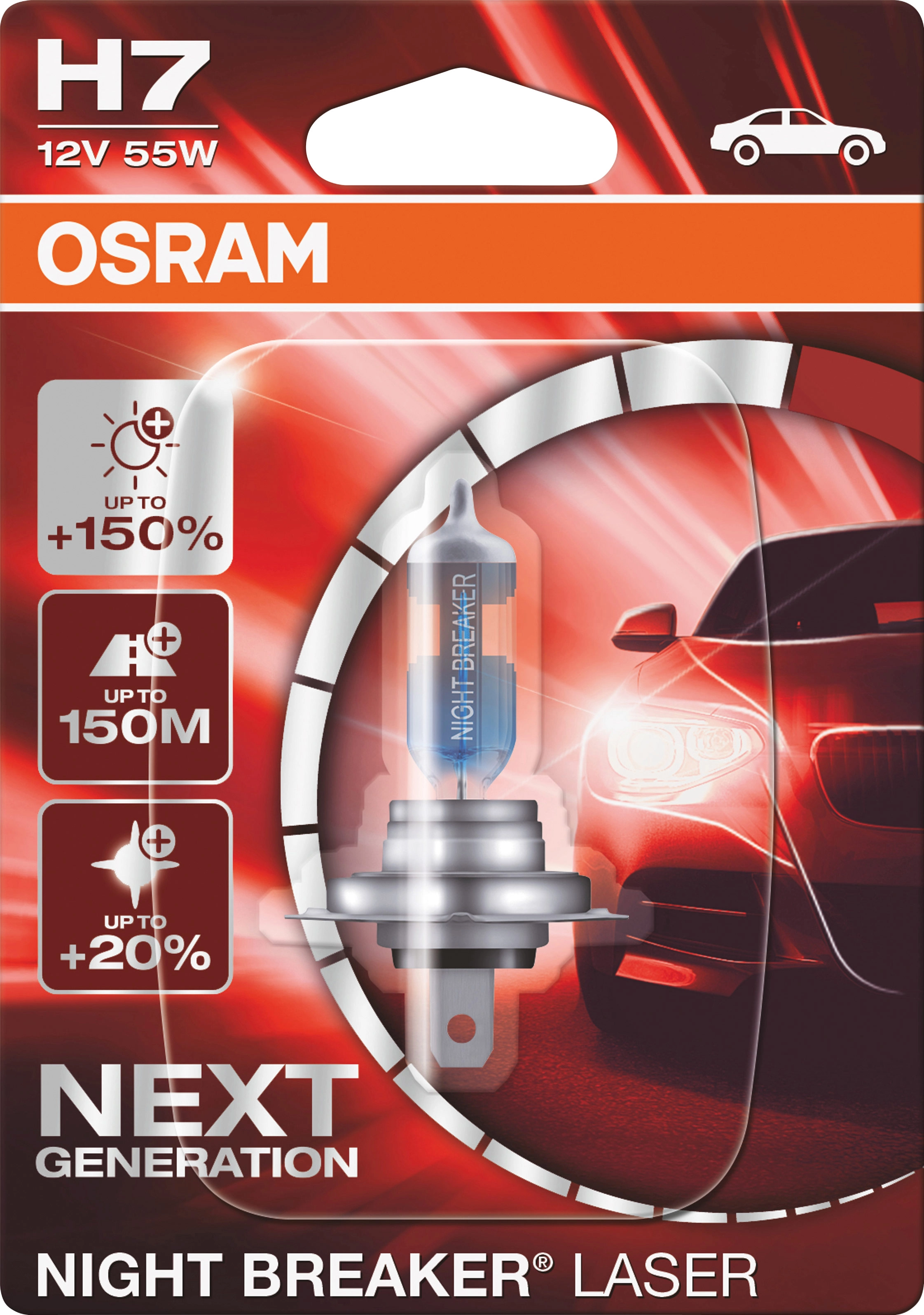 Osram Scheinwerferlampe Night-Breaker Laser H7 kaufen bei OBI