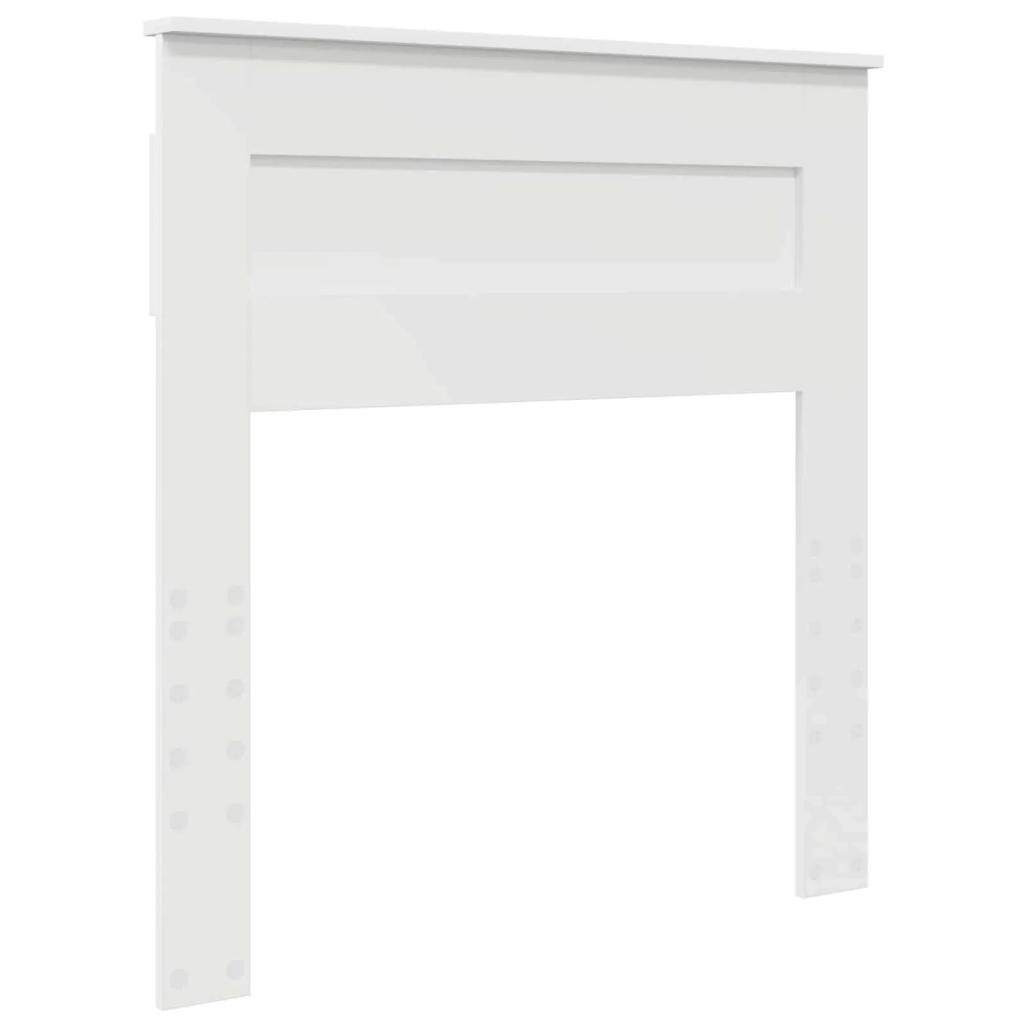 vidaXL Kopfteil mit Kopfteil Weiß 80 cm Holzwerkstoff 888149