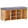 vidaXL Flurbank 100x35x47 cm Mango Massivholz 285891_9