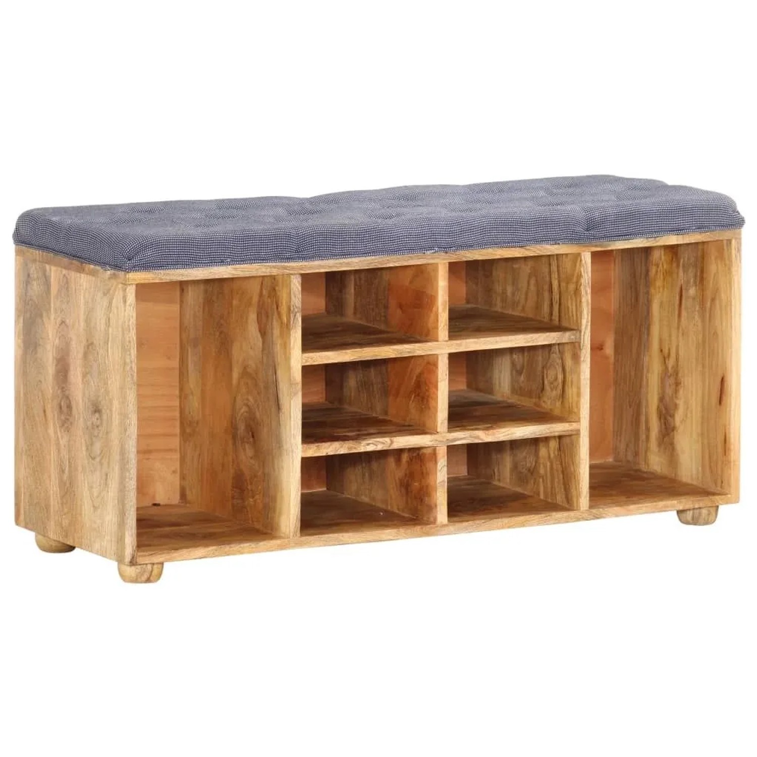 vidaXL Flurbank 100x35x47 cm Mango Massivholz 285891_9