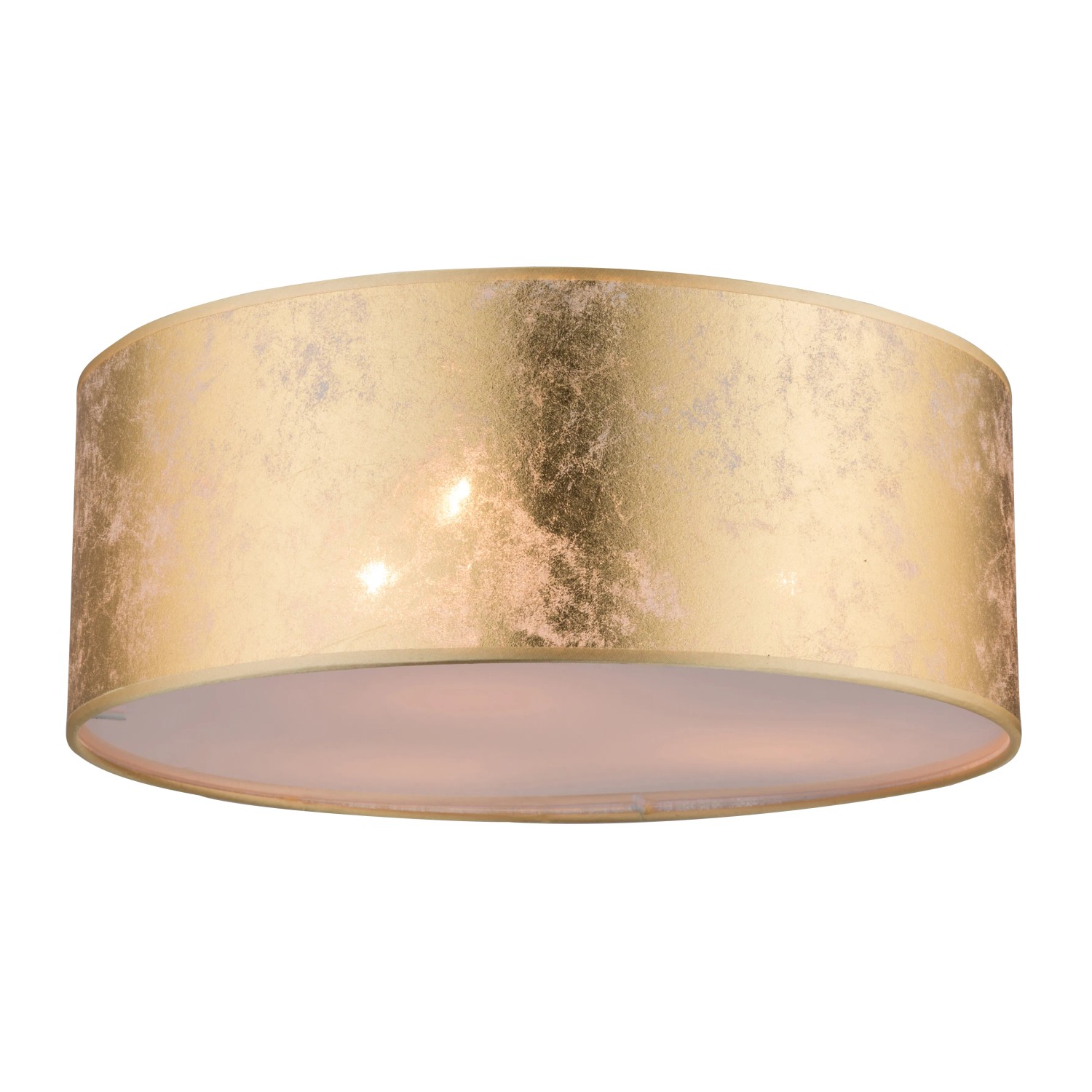 Goldene Globo Deckenleuchte Amy mit Strukturmuster, eine elegante Lampe für den Innenbereich.